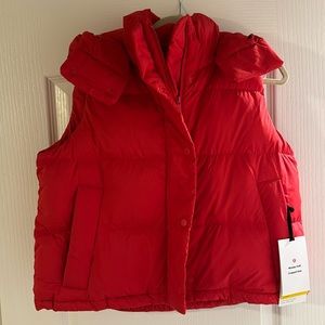 NWT Wunder Puff Cropped Vest - Size 6 GRRD